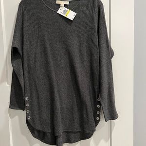NWT Michael Kors grey sweater size medium